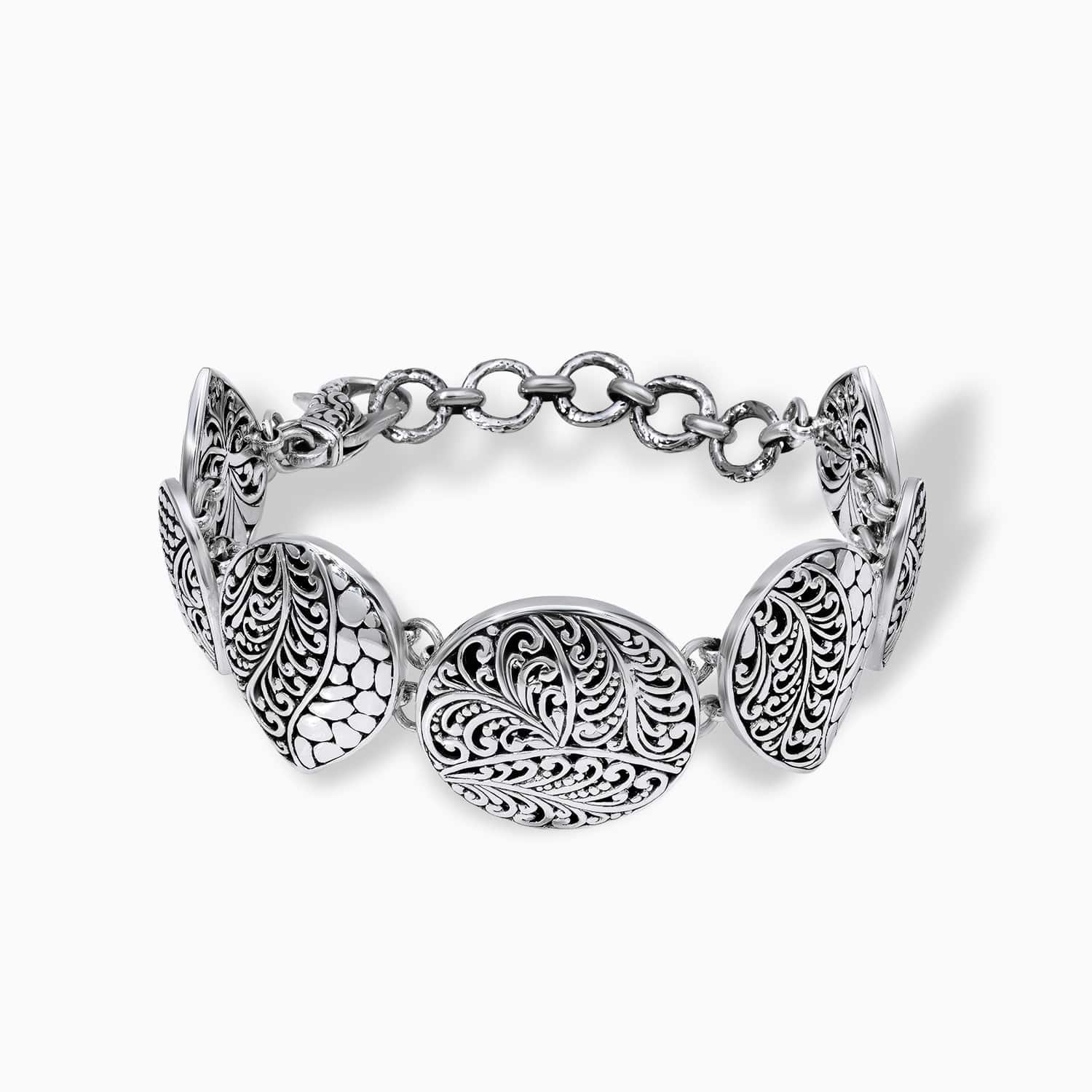 Artisan Cascade Sterling Silver Bracelet
