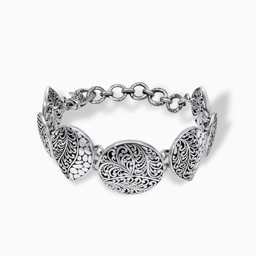 Artisan Cascade Sterling Silver Bracelet