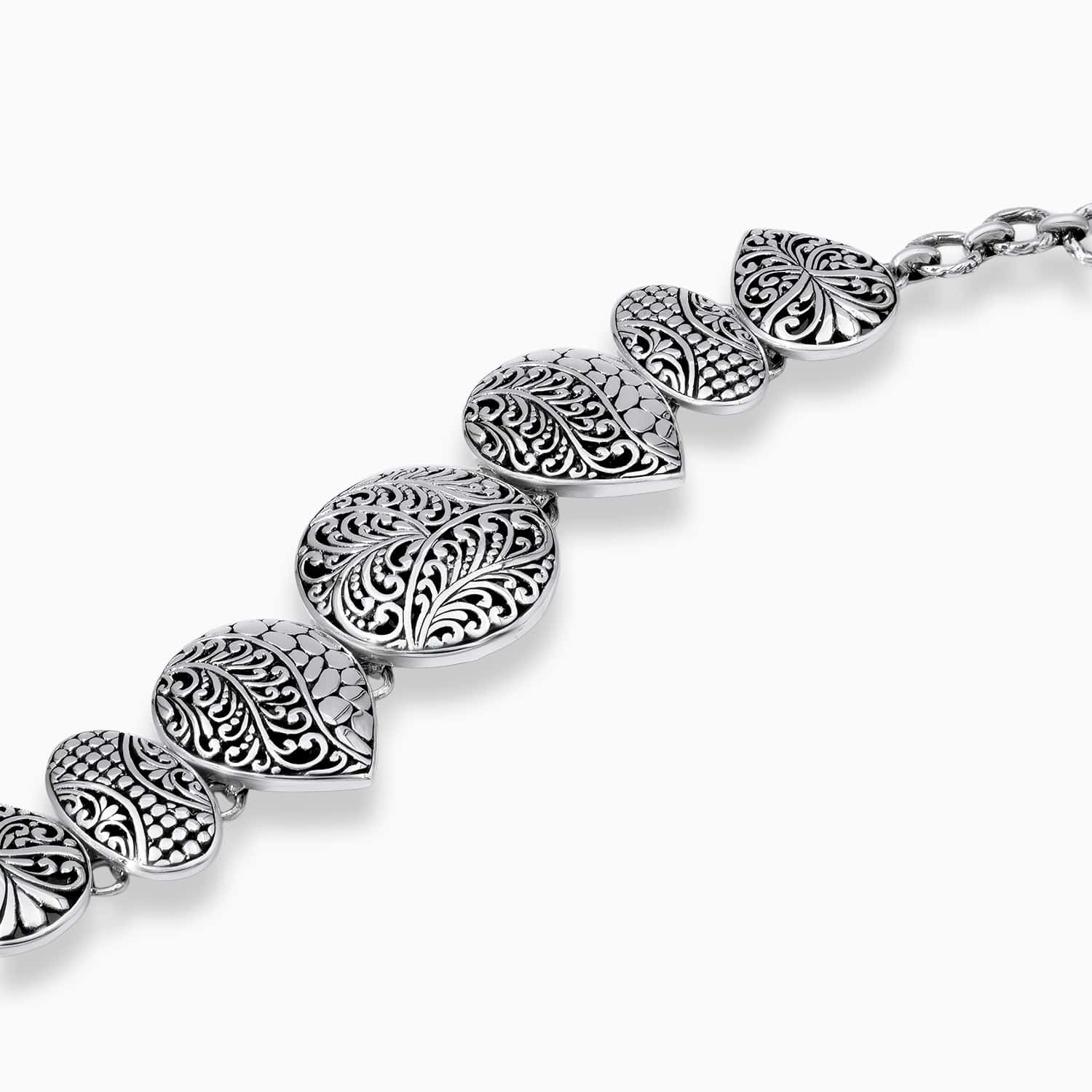 Artisan Cascade Sterling Silver Bracelet