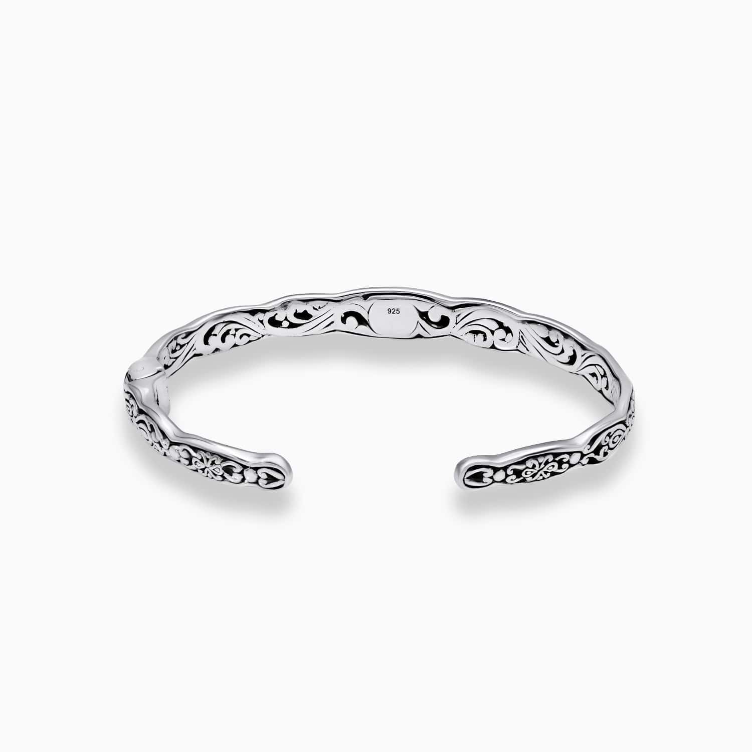 Quiet Detail: Sterling Silver Bangle Bracelet