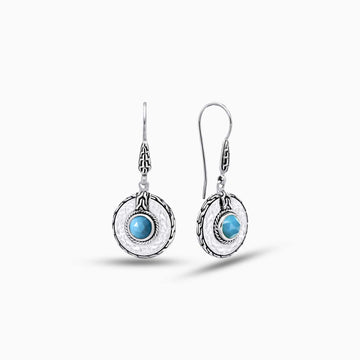Opal Echo: Opal Sterling Silver Drop Earrings
