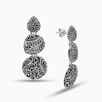 Cascade Sterling Silver Drop Earrings