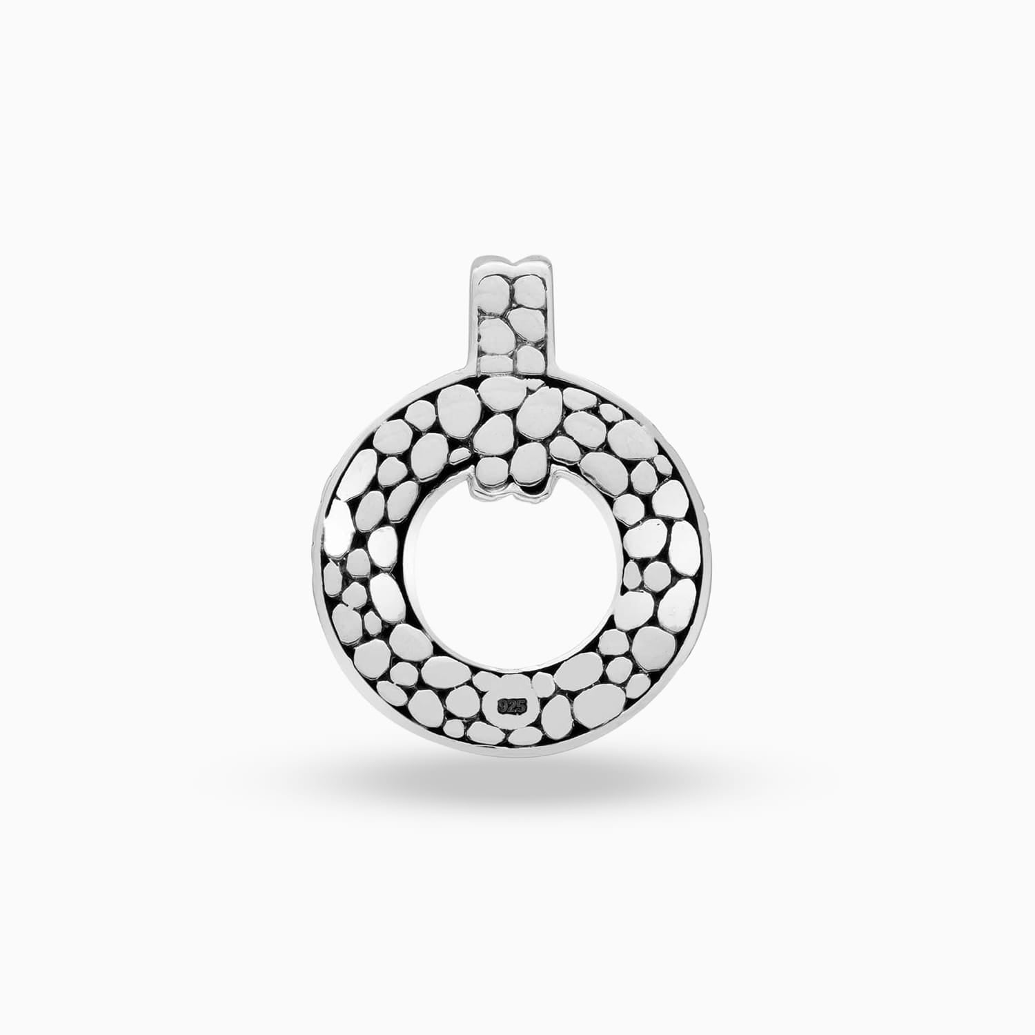 Circle of Serenity: Artisan Sterling Silver Pendant