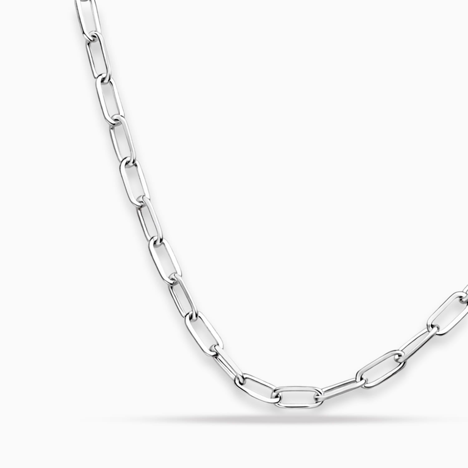 Clean Line: Sterling Silver Paperclip Chain Necklace