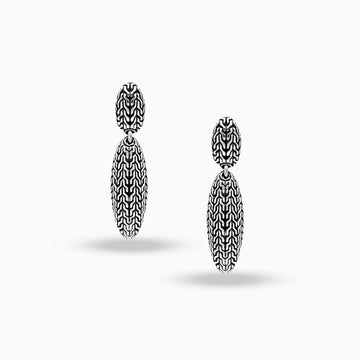 Elegant Sterling Silver Drop Earrings