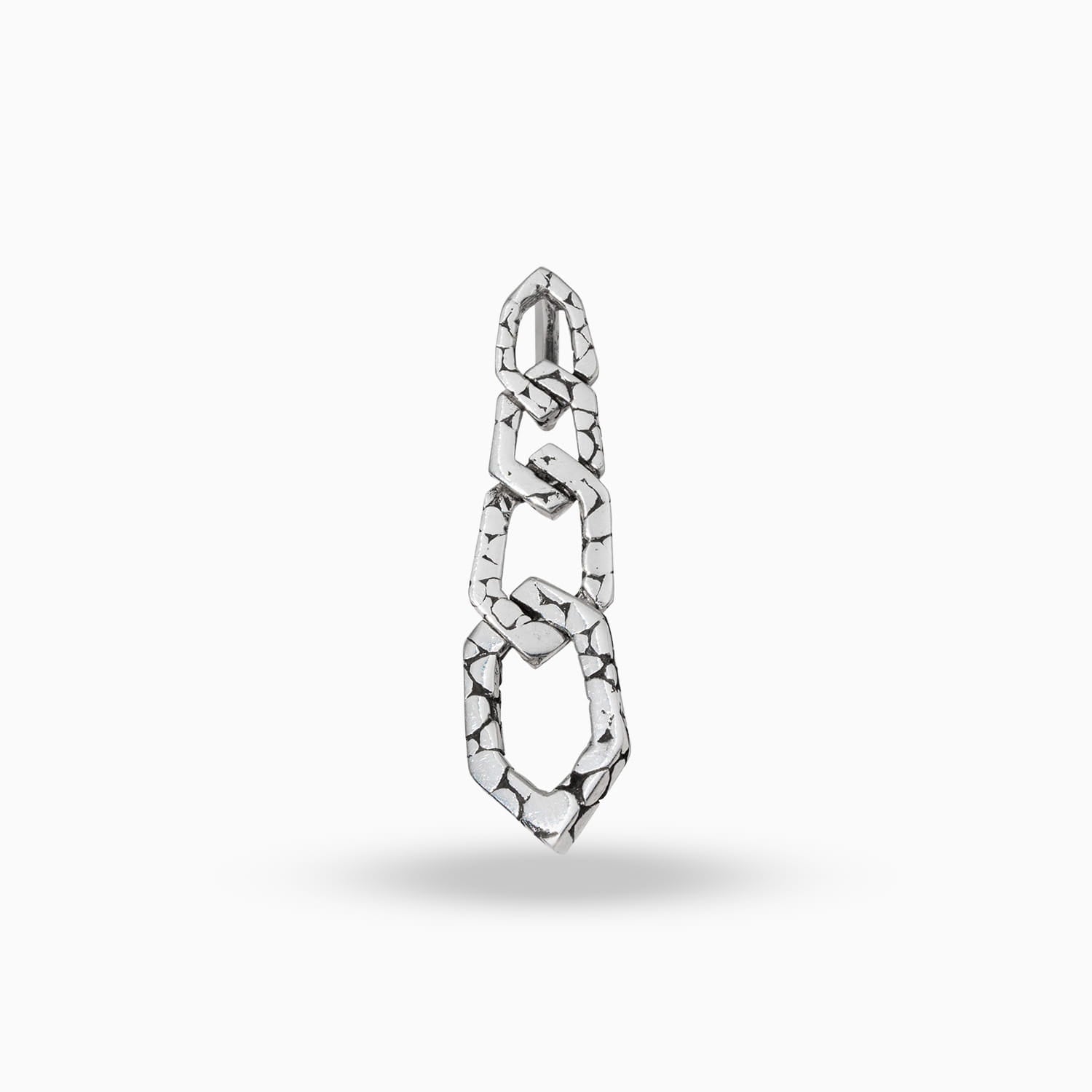 Linked Edge: Sterling Silver Pendant