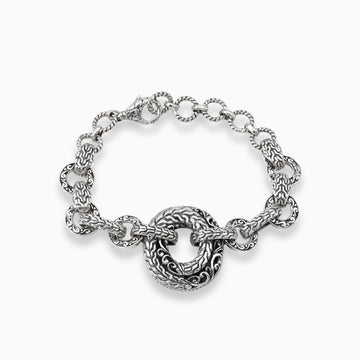 Endless Statement: Sterling Silver Bracelet