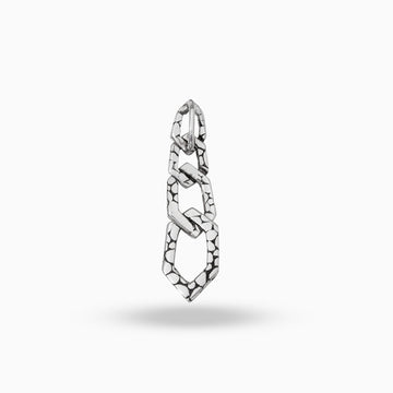 Linked Edge: Sterling Silver Pendant