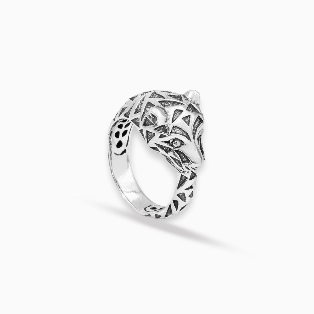 Night Panther: Sterling Silver Ring