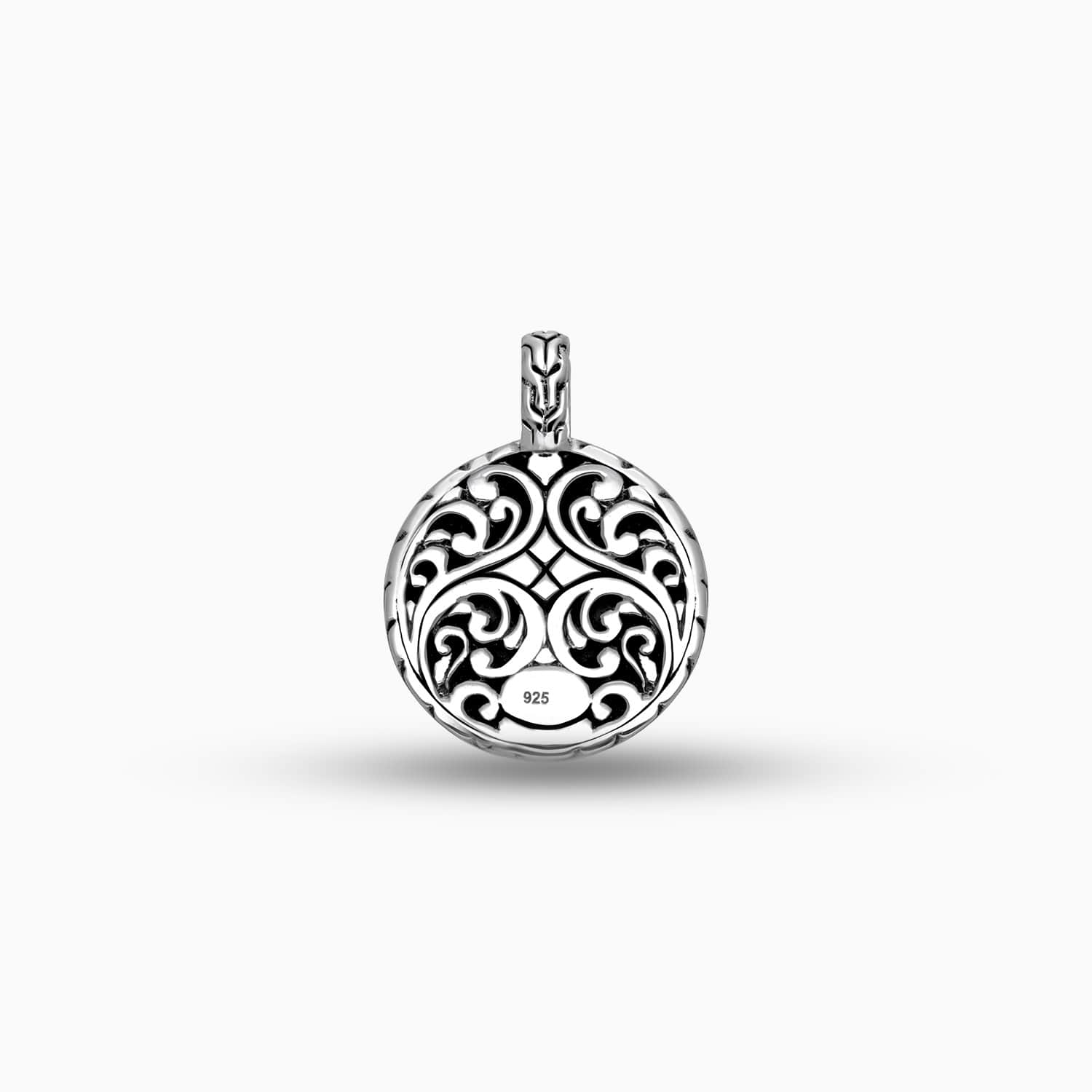 Opal Echo: Opal & Sterling Silver Pendant