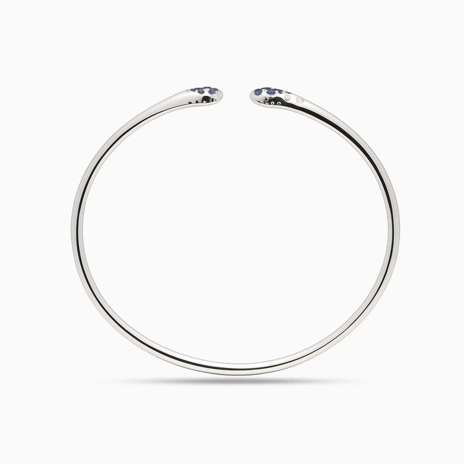 Diamond Cuff Bracelet in 18K White Gold