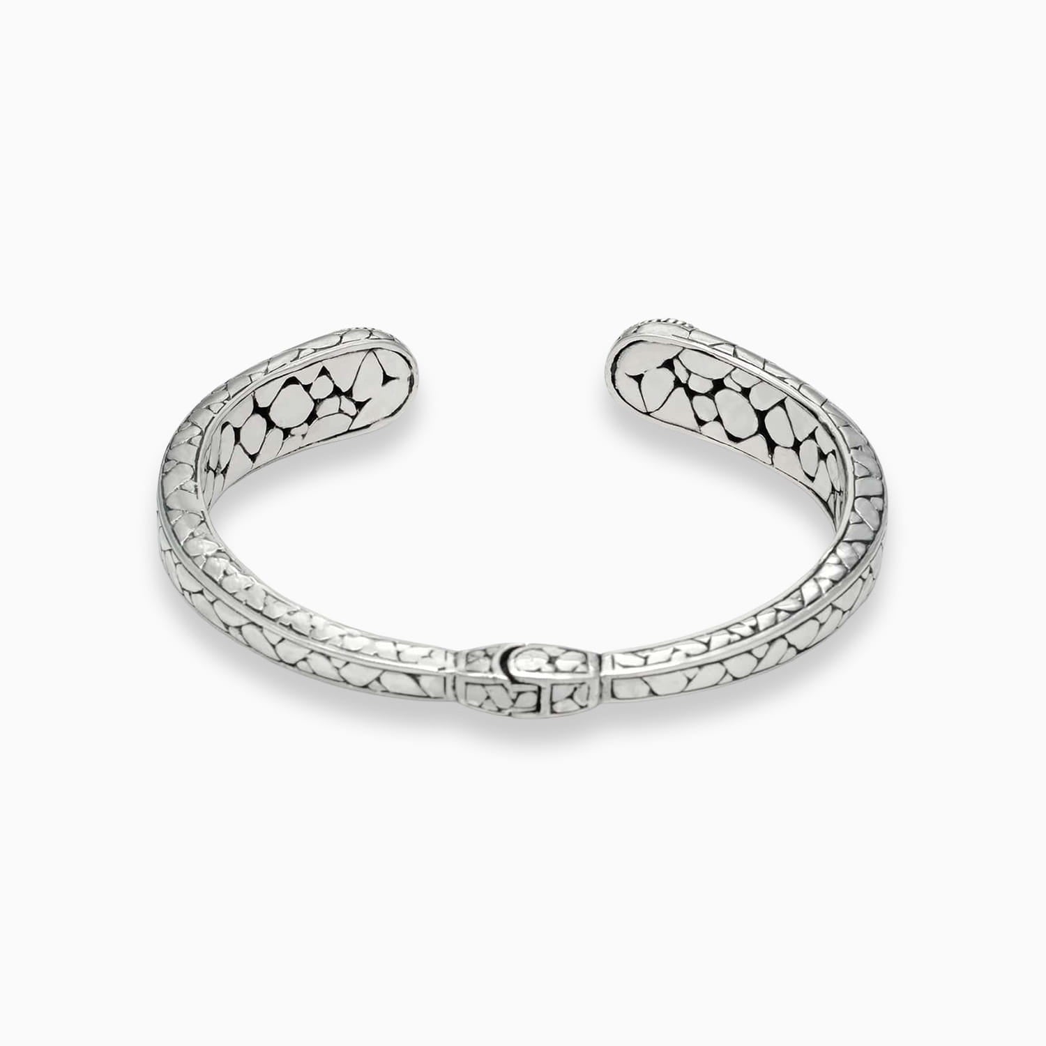 Star Sapphire Sterling Silver Bangle Bracelet