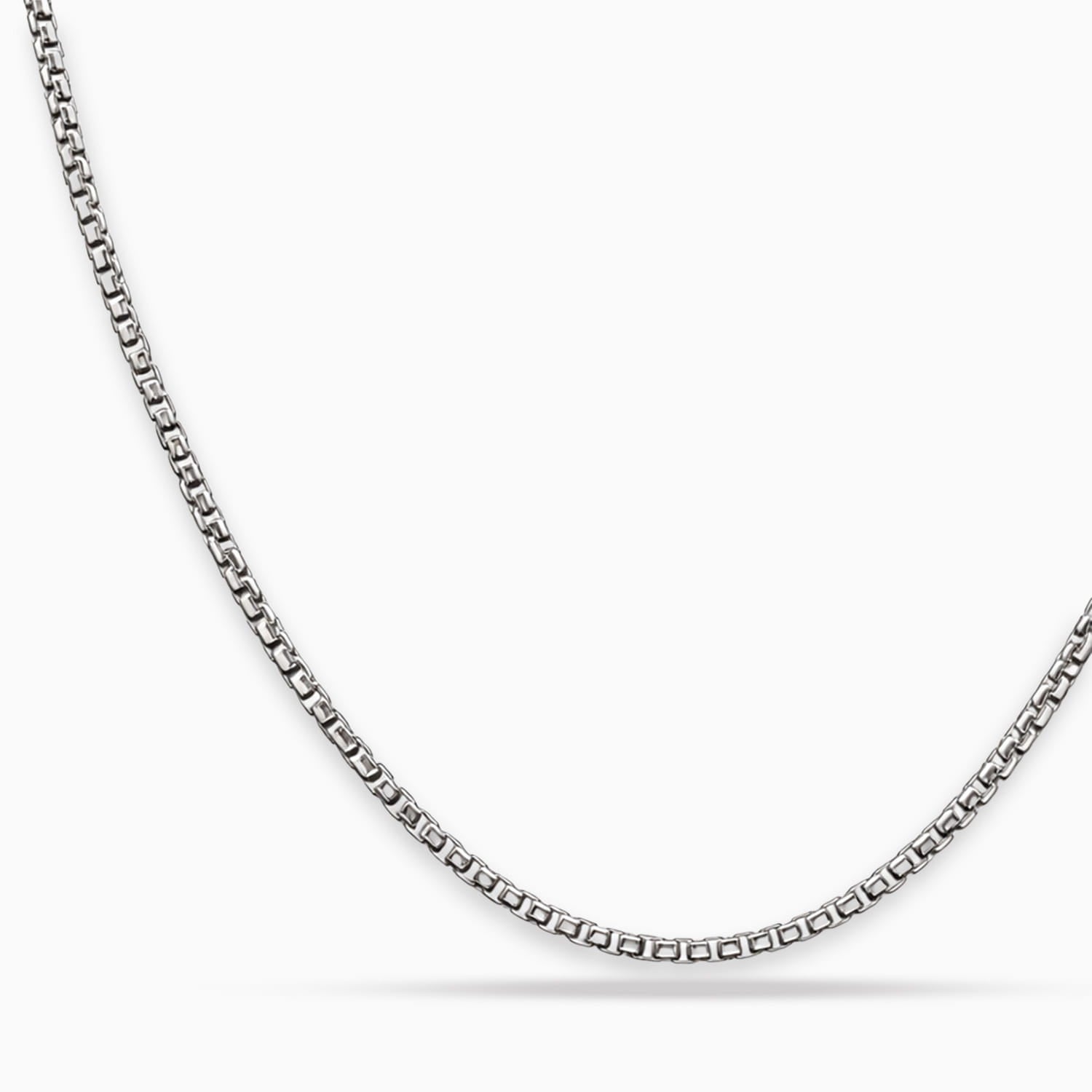 Sterling Silver Box Chain Necklace