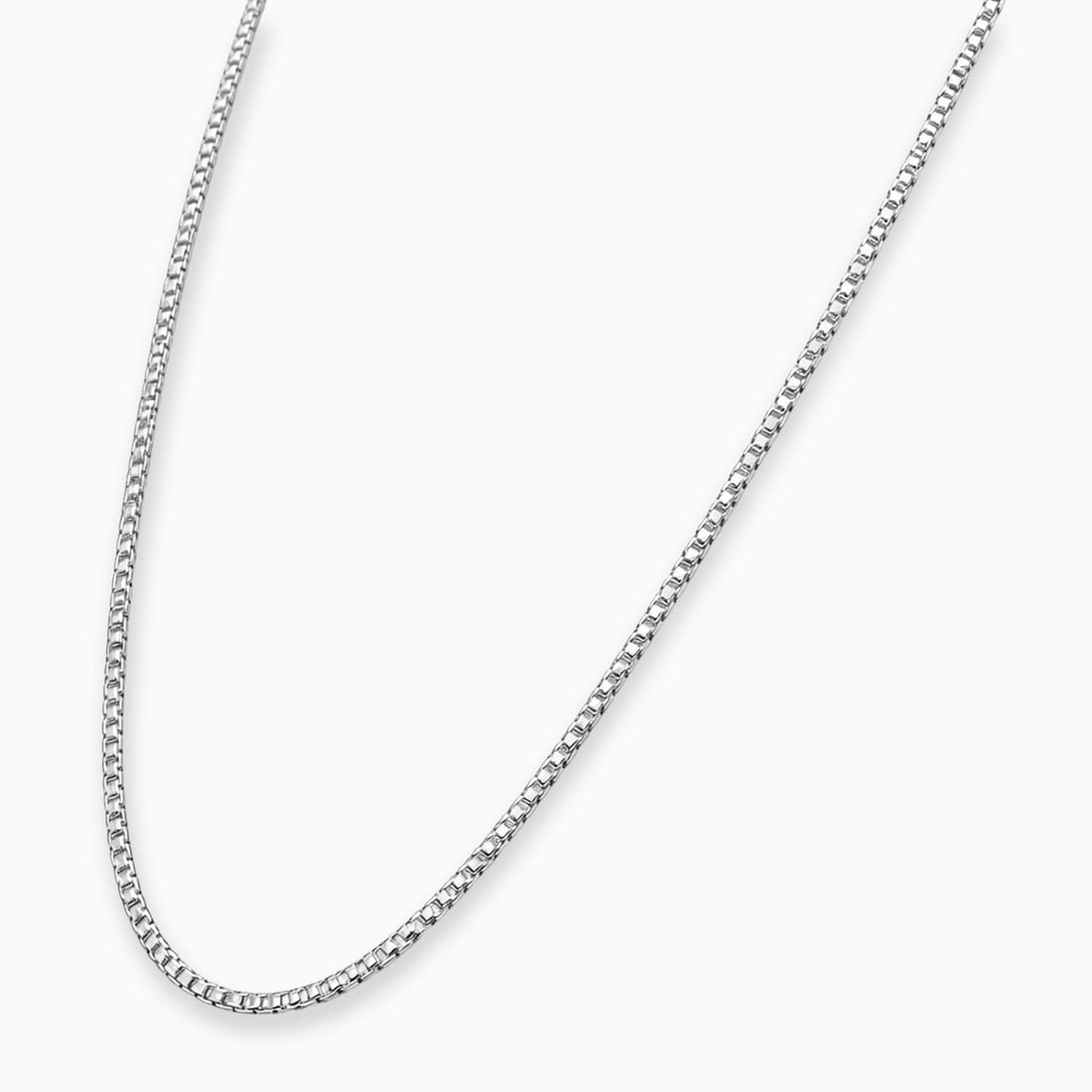 Sterling Silver Box Chain Necklace