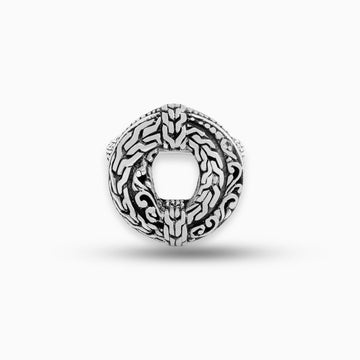 Woven Form Sterling Silver Ring