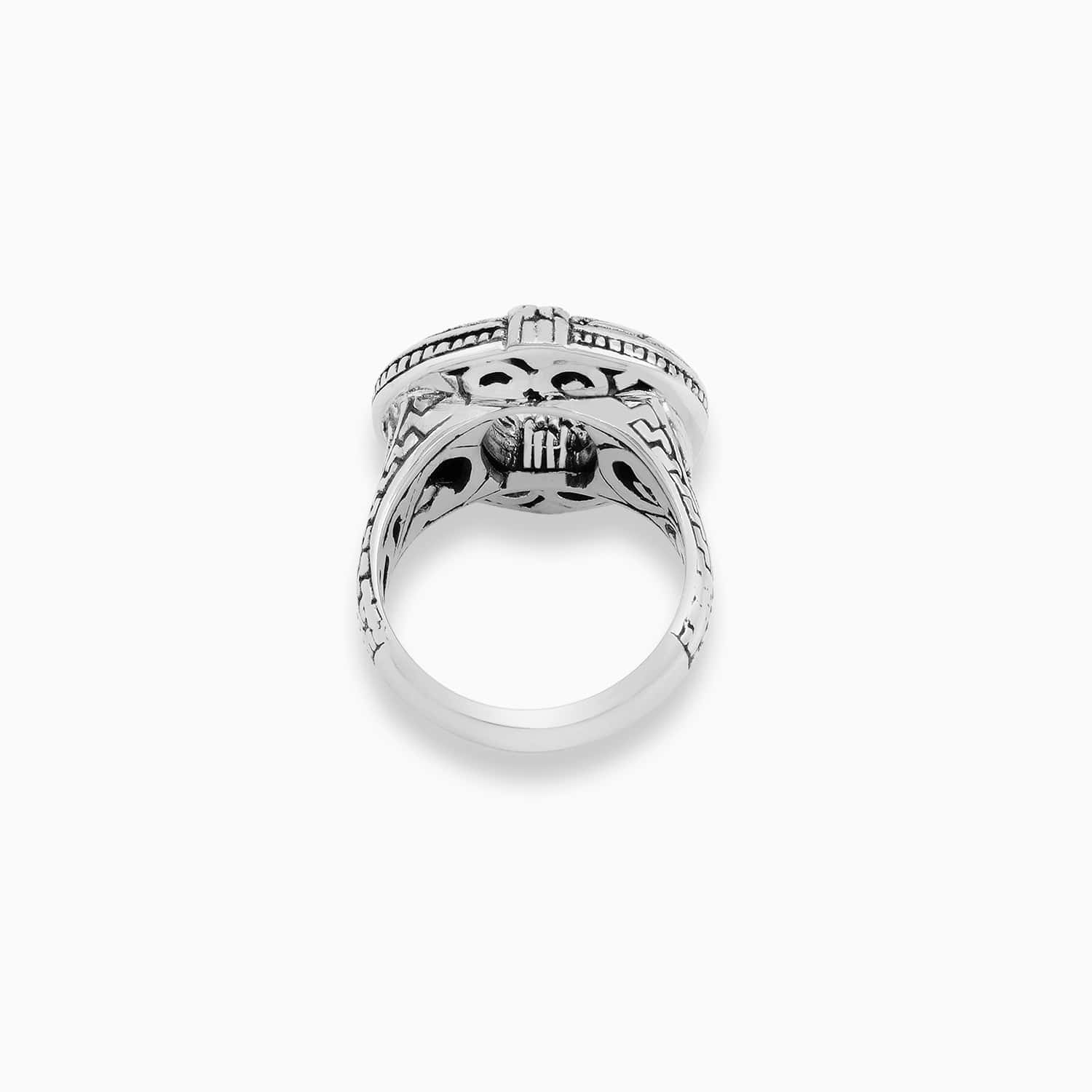 Woven Form Sterling Silver Ring